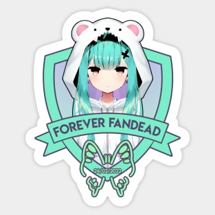 Forever Fandead Badge Hololive Rushia Fanbase Sticker